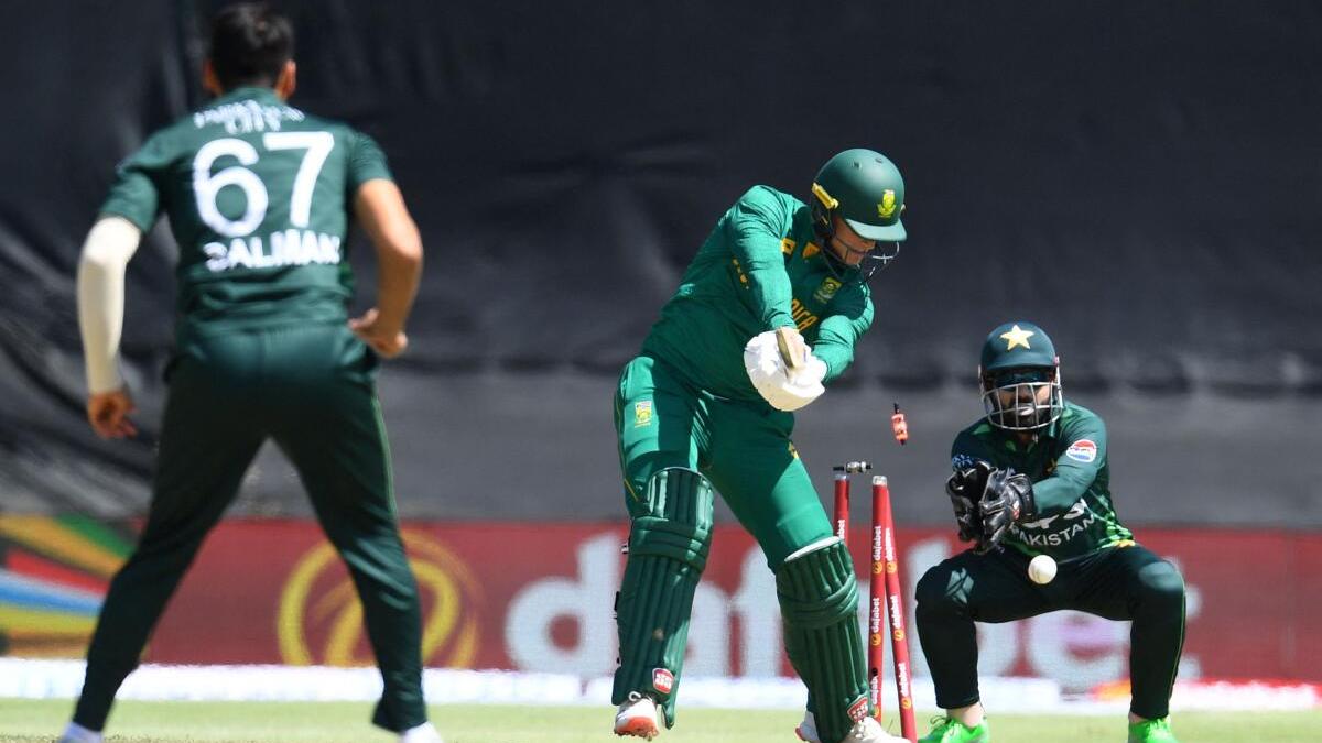 SA vs PAK Live Score, 1st ODI: Babar, Ayub rebuild slowly after Shafique falls for duck in 240 chase